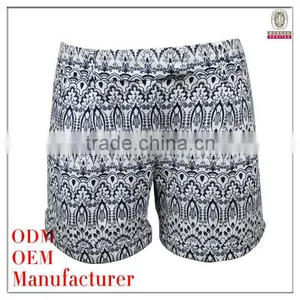 Newest Fashion Ladies Popular Printed Summer Hot Shorts Pictures thumbnail-1