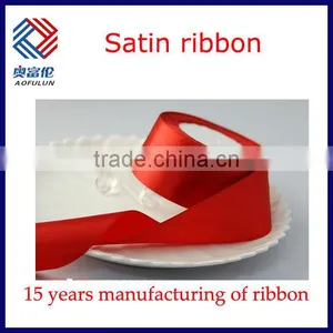 Polyester Satin Ribbon Nylon Satin Ribbon Webbing Tape thumbnail-1