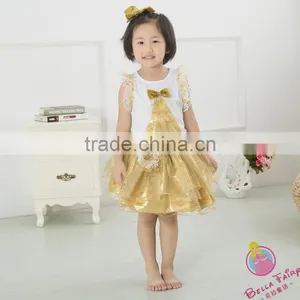 Garments Factory Christmas Newborn Baby Cotton Long Sleeve Fluffy Petti Tutu Dress Latest Boutique Dresses For Kids thumbnail-6