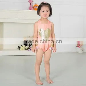 Newest Baby Products Cute Kids Ruffled Lace Petti Rompers for Girls thumbnail-6