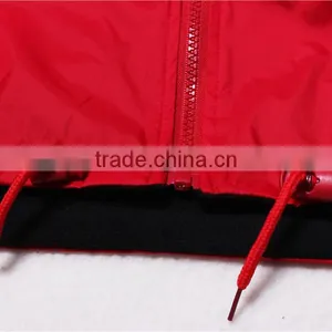 High Quality Style 100% Polyester Waterproof Reversible Softshell Jacket thumbnail-5