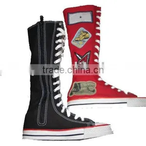 Vulcanized Canvas Shoes-high Cut Series thumbnail-1