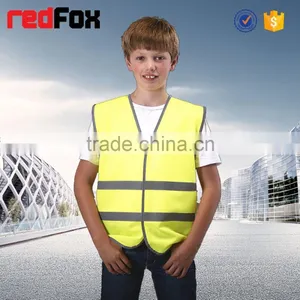 Kid Polyester Reflective Safety Vest With Custom Logo thumbnail-3