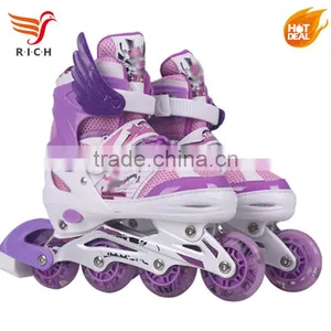 Single-row 4 Wheel Roller Skate Shoes Quad Skating Sports thumbnail-3