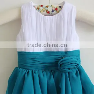 New Arrival Baby Clothes Wholesale Hot Sale Chiffon Cheap 2017 Children's Boutique Sleeveless Summer Baby Girl Clothes Dress thumbnail-2