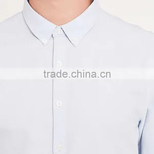 2015 New Model White 100% Cotton Dress Shirt Mens Classic Shirts thumbnail-2