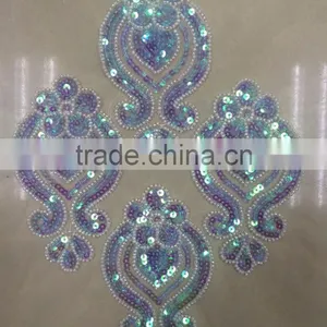 Machine Made Animal Applique Patch With Sequin and Bead thumbnail-1