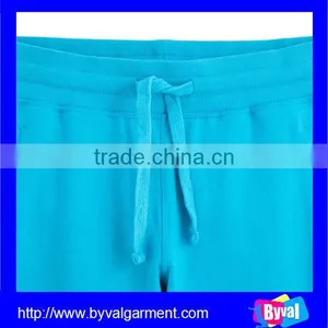Factory Direct Sell Womens Pure Color French Terry Cotton Sport Jogger or Yoga Pants thumbnail-3