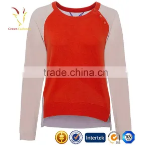 Korean Sweater Knitting Pattern Women Fashion Pullover With Zipper thumbnail-1
