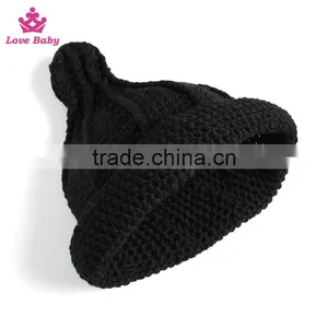 Crochet Baby Turban, Crochet Baby Hat, Crochet Baby Photo Prop PP6021714 thumbnail-3