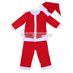 New Arrival Red Christmas Santa Suit Wholesale Children Clothes Christmas Kids Outfits thumbnail-1