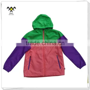 2017 Fashion New Designs Girls Rain Coat With Hood thumbnail-1