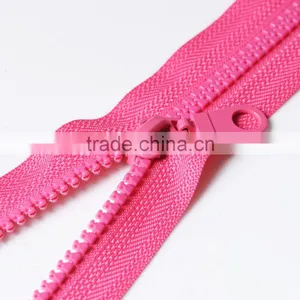 #5 Molded Plastic Separating Zippers for Jackets thumbnail-2