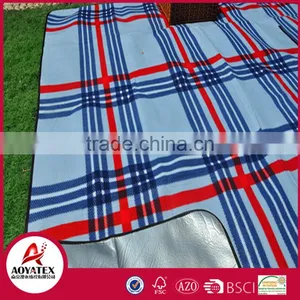100% Polyester Polar Fleece Outdoor Waterproof Softtextile Camping Mat thumbnail-4