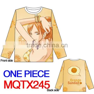 One Piece Japanese Cute Cartoon Good Quality Fashion Cosplay Warm Anime Long Sleeve T Shirt thumbnail-1