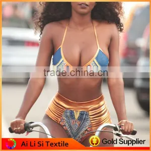 2017 Sexy Push up Straps Women Bikini Swimwear Bathing Suit Bikini With Decorated Bra thumbnail-1