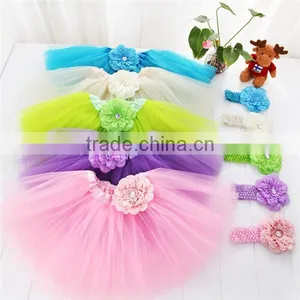 Kid Flower Girl Tutu Dress for Birthday 40colours in Stock thumbnail-1