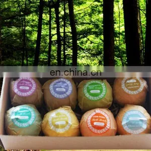 Natural Bath Bomb Gift Set, Bubble Bars, Bath Melts thumbnail-1