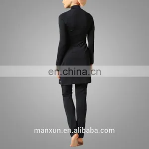 Muslim Women Beading Swimming Suit Traditional Two Pieces Swimwear Soft for Wearing thumbnail-5