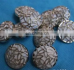 ELECTROPLATED WOMEN CLOTHES BUTTONS TWO SORTS OF BUTTON FASHION NET FLOWER BUTTON thumbnail-4