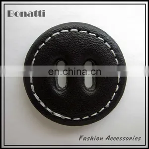 Fashion Coat Leather Button thumbnail-1