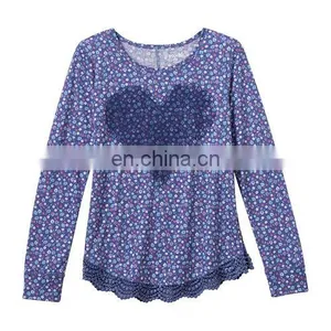 Kid Clothes and Dress, One Piece Dress Pattern, Girls 7- 16 & Plus Size Crochet Scalloped Graphic Tee thumbnail-2