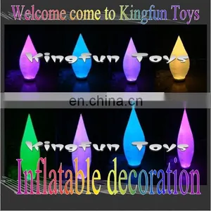 Colored Ground Led Inflatable Cone Decorations thumbnail-1