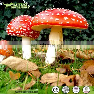 Wonderland Decoration Giant Dreamlike Fiberglass Mushrooms thumbnail-2