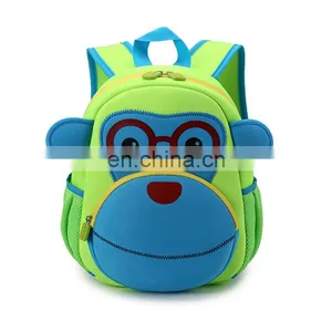 2017 Fashion Design Monkey Cartoon Kids Backpack for Wholesale thumbnail-4