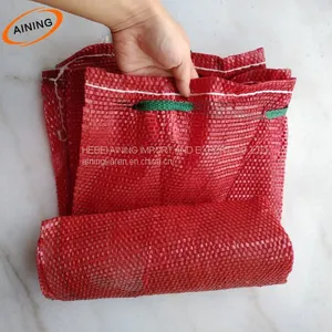 Packing PP Vegetable Net Bag / Potato Garlic Fruit Orange Firewood Mesh Bag / Onions Bags thumbnail-3