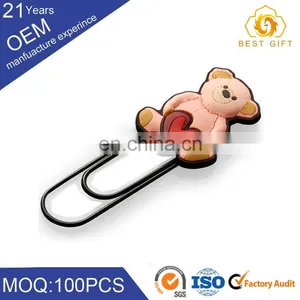 Hot Sell Unique Customized Design Anime Logo Paper Clip Metal Paper Clip Holder thumbnail-6