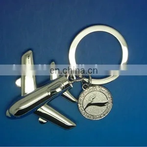 Custom 3d Metal Airline Keychain thumbnail-1