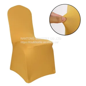 Spandex Chair Cover Stretch Banquet Chair Cover thumbnail-1
