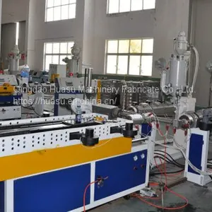 High Quality HDPE Single Wall Corrugated Pipe Extrusion Line Machinery thumbnail-4