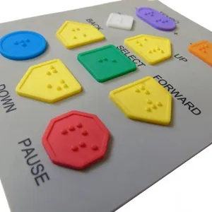 Liquid Silicone Rubber Rubber Push Button thumbnail-1