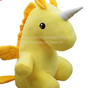 Your Own Logo Can be Added Custom Stuffed Embroidery Unicorn Plush Toy thumbnail-2