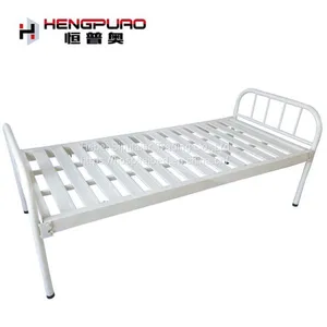 Accessories Option Patient Simple Plat Steel Hospital Manual Bed With King Size thumbnail-1
