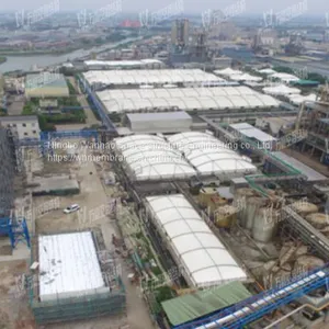 Chemical Sewage Pool Canopy Membrane Structure Project thumbnail-2