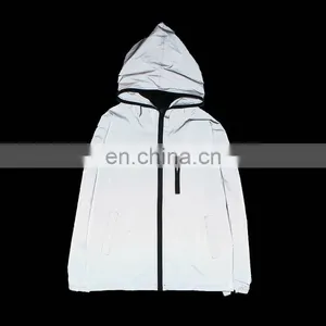 HuaLi Hivisibility Silver Gray Reflective Polyester Fabric thumbnail-4
