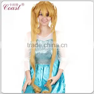 Blond Two Ponytail Sailor Moon Cosplay Wig 100cm thumbnail-1