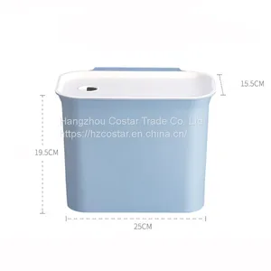 Cabinet Basket Wastebaskets, Multifuctional Hanging Trash Can Waste Bins Garbage Containers thumbnail-3