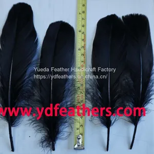 Goose Nageorie Feather Dyed Black for Wholesale thumbnail-1