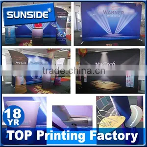 Tension Fabric Display Backdrop Exhibition Pop up Display Stand for Advertising D-0620 thumbnail-1