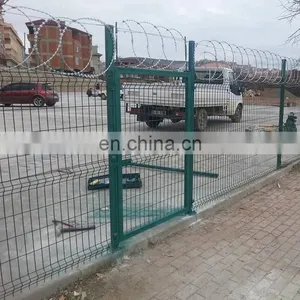 Low Price Electro Galvanized Flat Wrap Razor Barbed Wire Fencing thumbnail-3