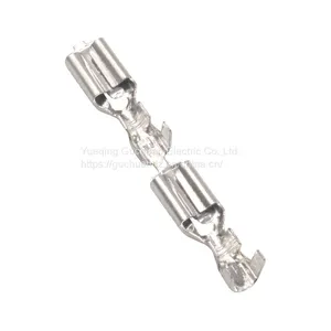 DJ622-J4.8 Plug Spring Horizontal Strip Terminal 4.8 Self-locking Plug Spring Terminal Plug Spring With Lock thumbnail-1