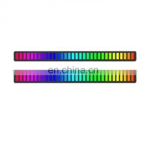 DPBGC18 LED Music Spectrum Display RGB Pickup Rhythm Light Voice-Activated Music Rhythm Light thumbnail-1