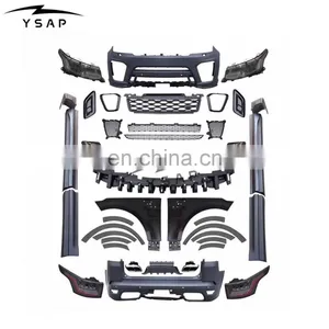 High Performance Facelift Body Kit Accessories Grille Headlig for 2014-2017 Range Rover Sport Upgrade to 2018 SVR Kit thumbnail-1