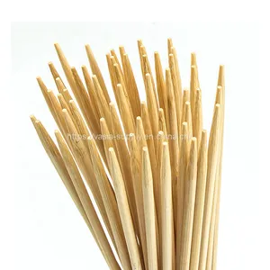 BBQ Grill Tool Round Natural China Kebab Skewer Round Bamboo Skewer Food Truck thumbnail-1