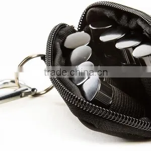 The Best Quality Soft Canvas Essential Oil Key Chain Case, Professional Essential Oil Key Chain Travel Case Hold 8 Vals thumbnail-4