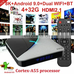 A95X F3 Amlogic S905X3 Android9.0 Dual WIFI 2gb/4gb Ram 16gb/32gb/64gb ROM Private Unique RGB Light Android 9.0 TV Box thumbnail-5
